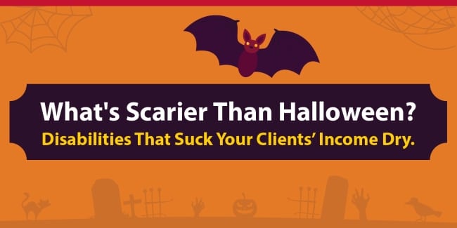 disability insurance Halloween campaign