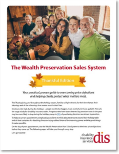 wealth preservation sales system